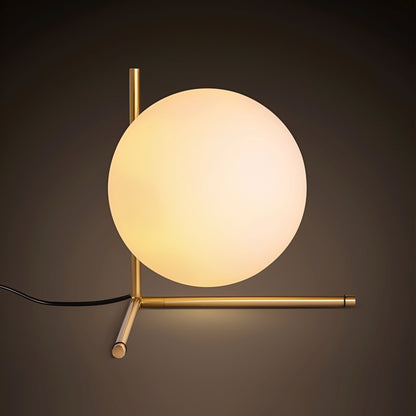 Raffy – Lampe de table sphère en verre simple