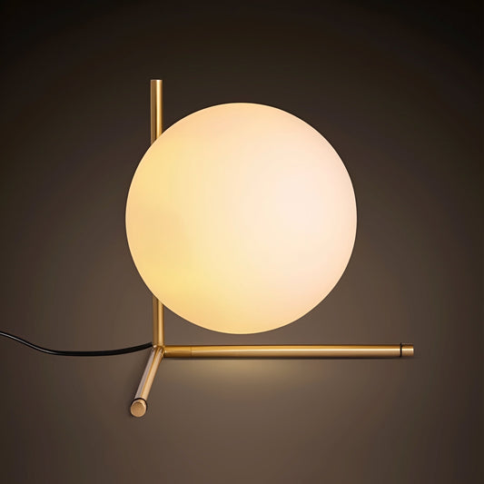 Raffy – Lampe de table sphère en verre simple