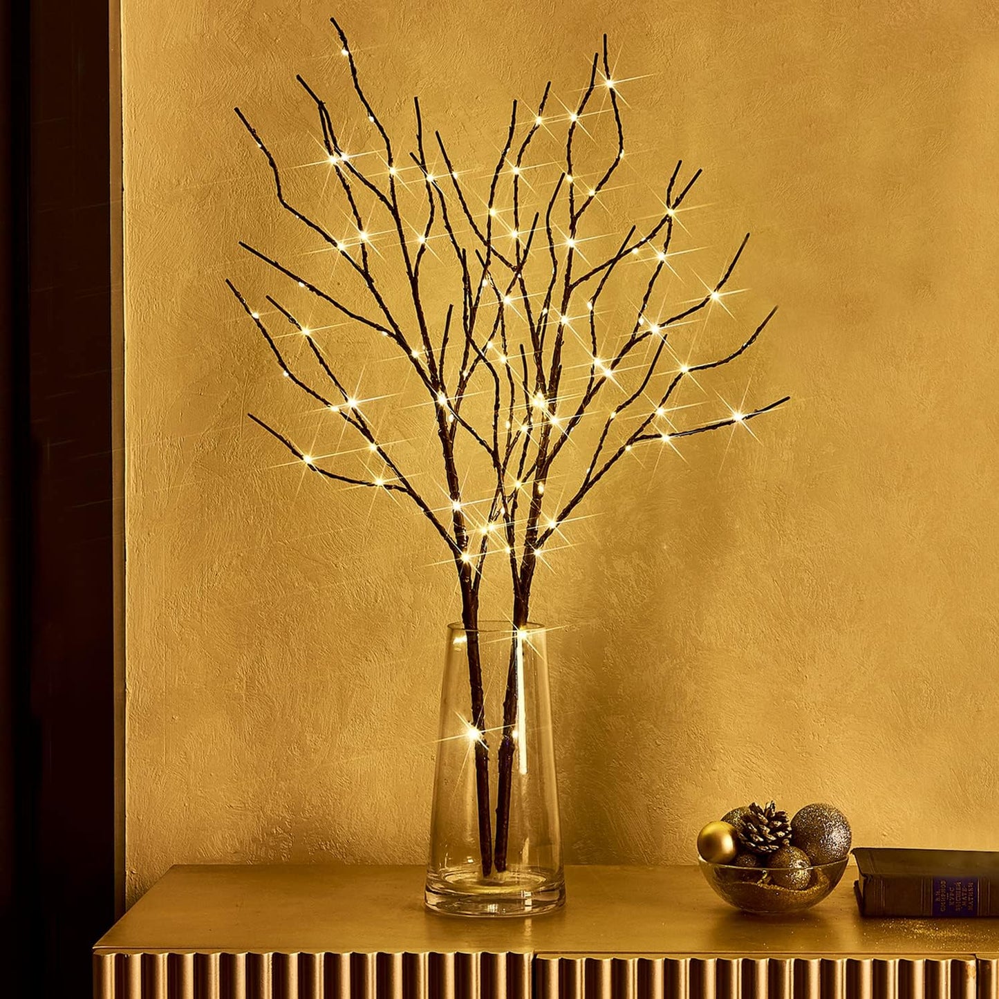Marilyn – Lampe branche de saule avec lumière naturelle douce