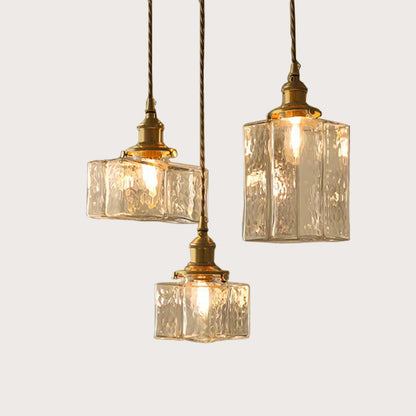 Kian – Lampe Suspendue en Verre Élégante