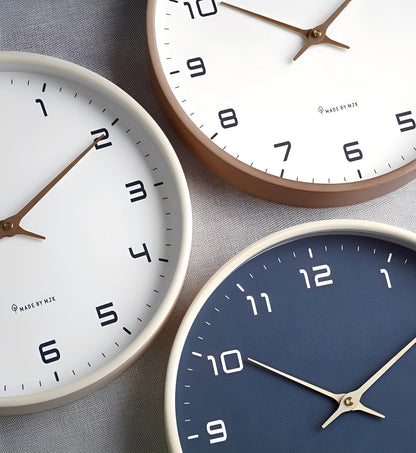 Alden – Horloge Murale en Bois Massif