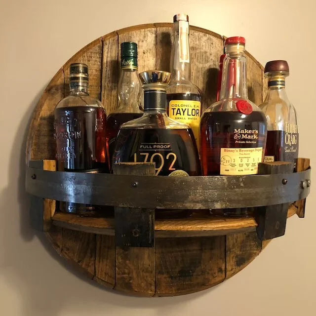 Elias – Table en bois pour vin et whisky