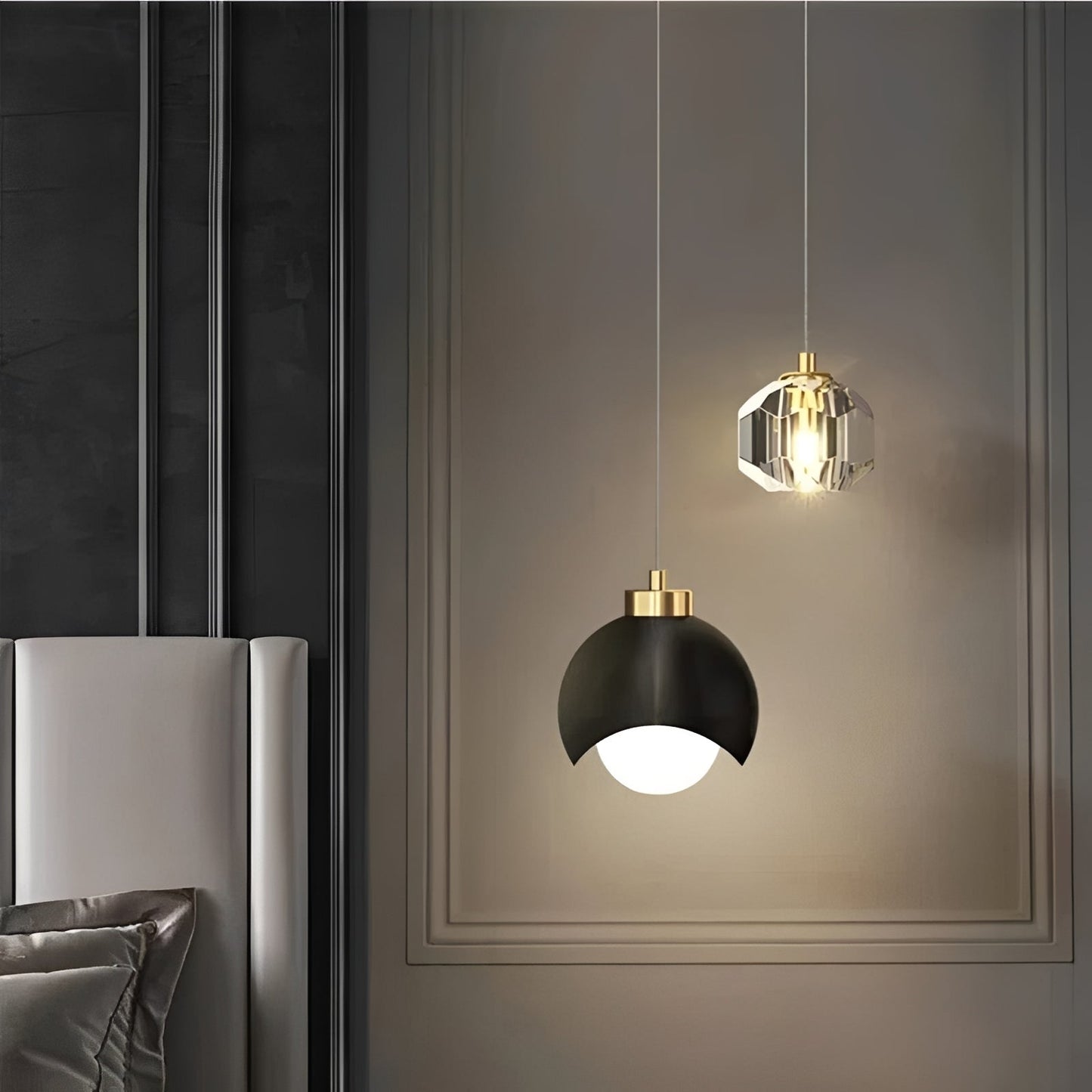 Laylah – Suspension Cristal Moderne