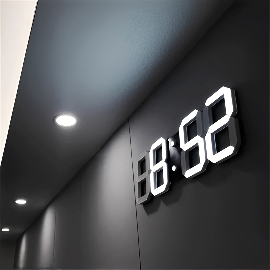 Lumino – Horloge murale design LED lumineuse