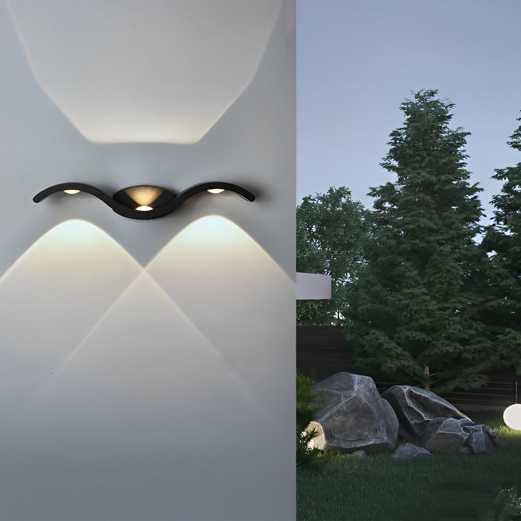 Emiko – Simple lampe murale LED extérieure