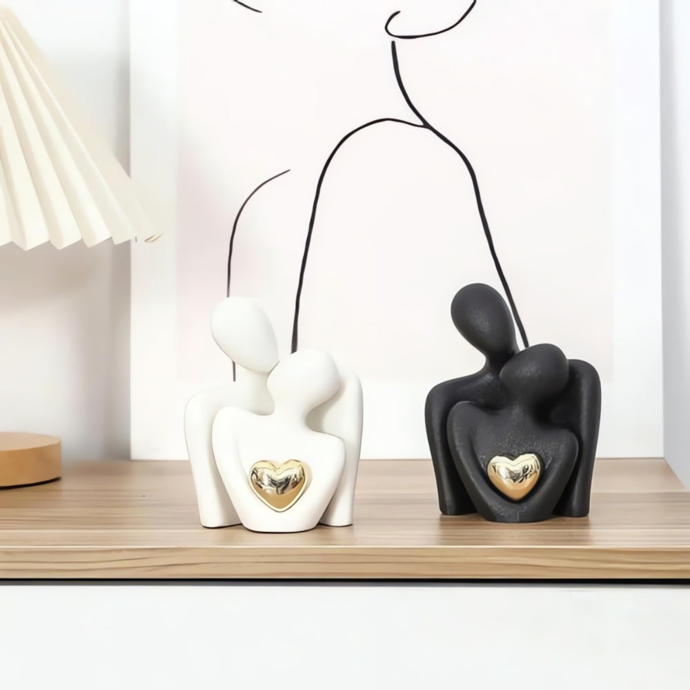 Elio – Figurine d'amour abstraite en porcelaine