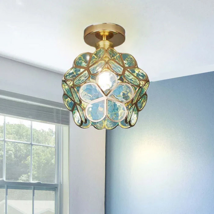Vergara – Lampe de plafond en cristal simple