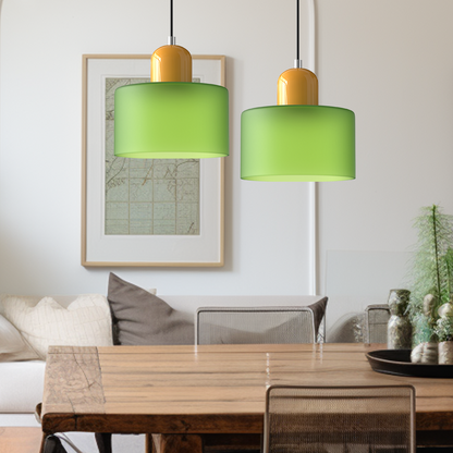 Gelly – Lampe Suspendue en Verre Rond dans le Style Cream Wind