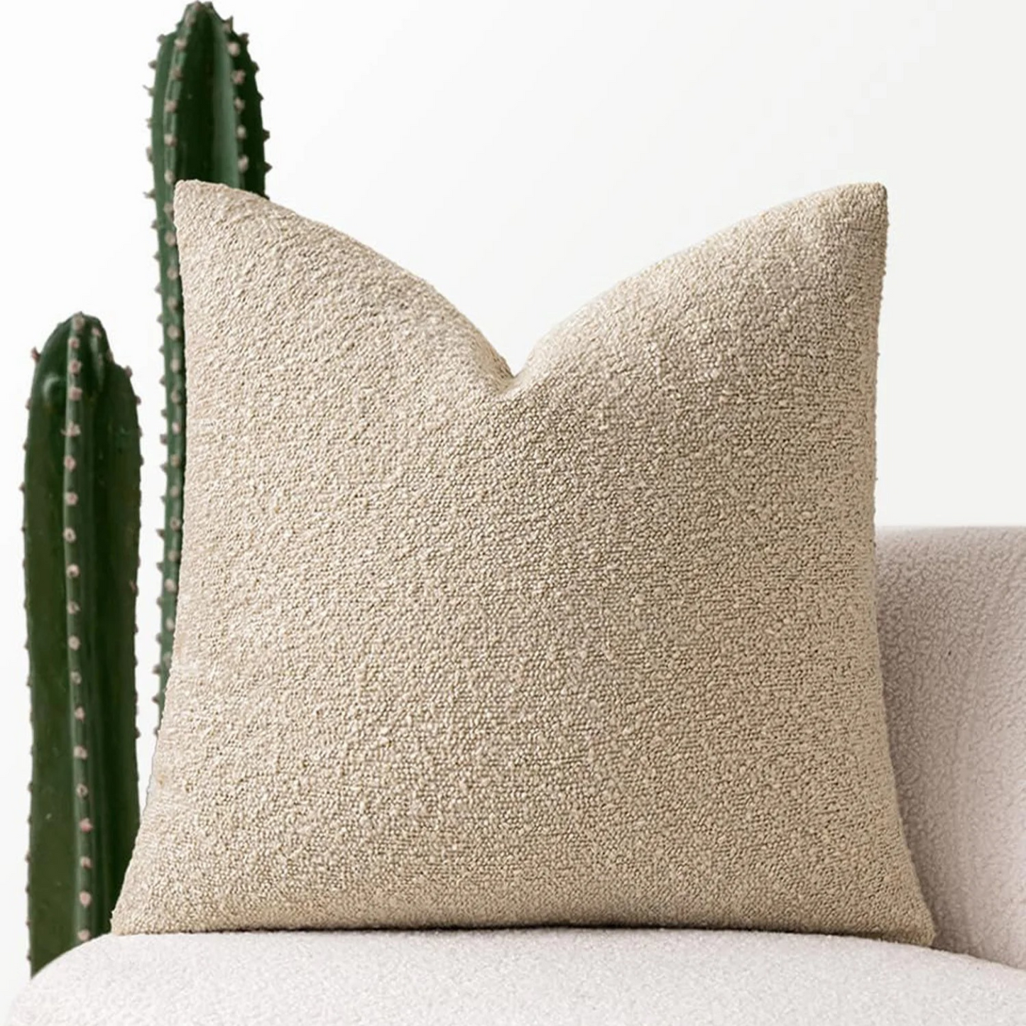 Mira – Douces Housses de Coussin Bouclé