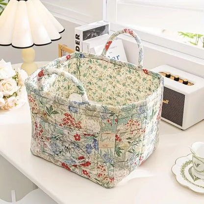Yela – Panier en toile rustique