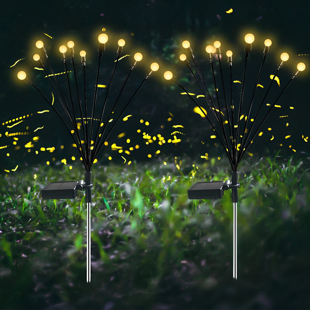 Yuna – Lampe de jardin solaire avec effet lucioles