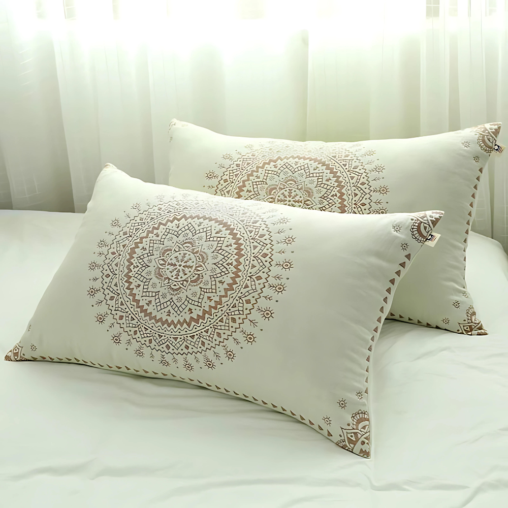 Mika – Housse de coussin en coton à trois couches