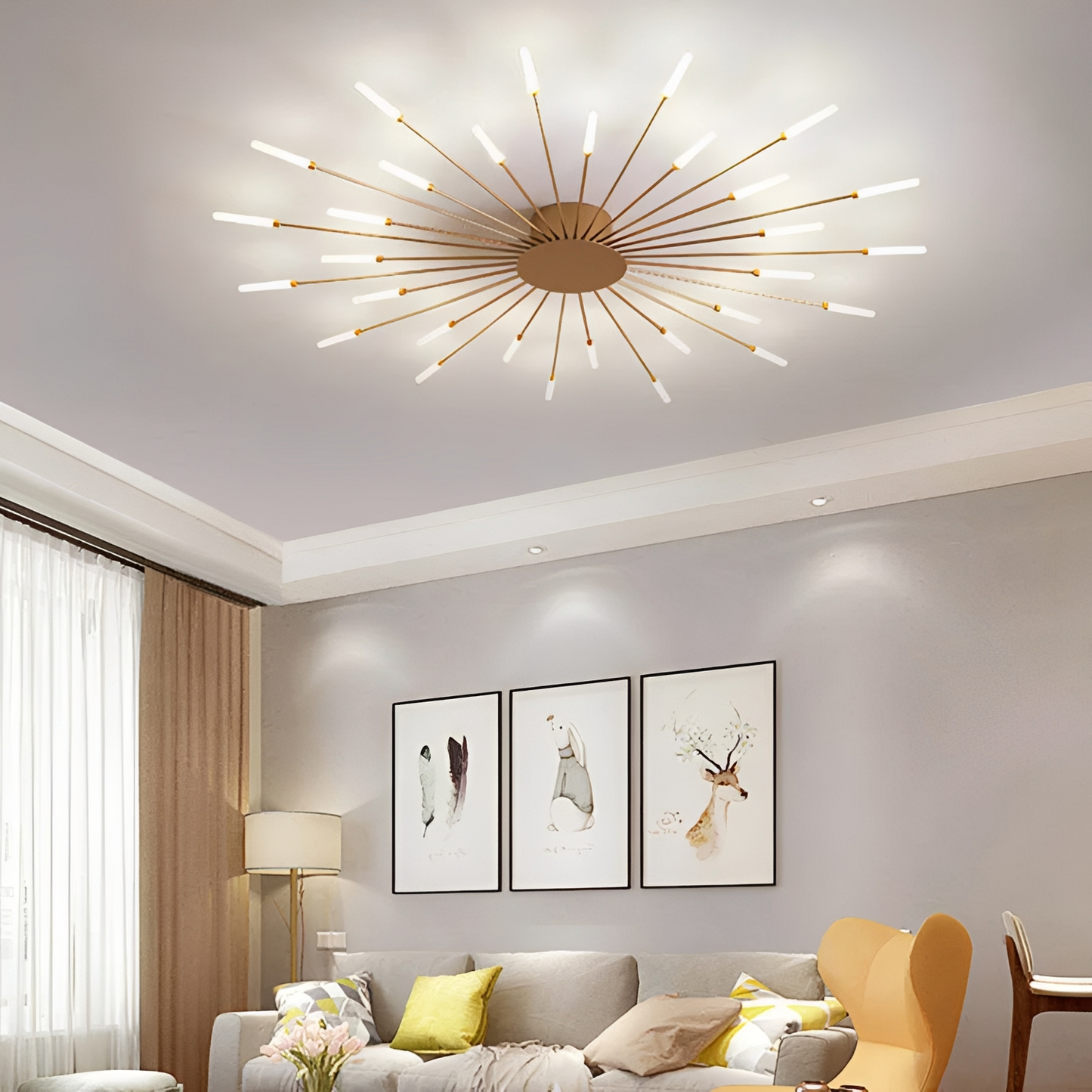 Aurix – Plafonnier LED Moderne Nordique