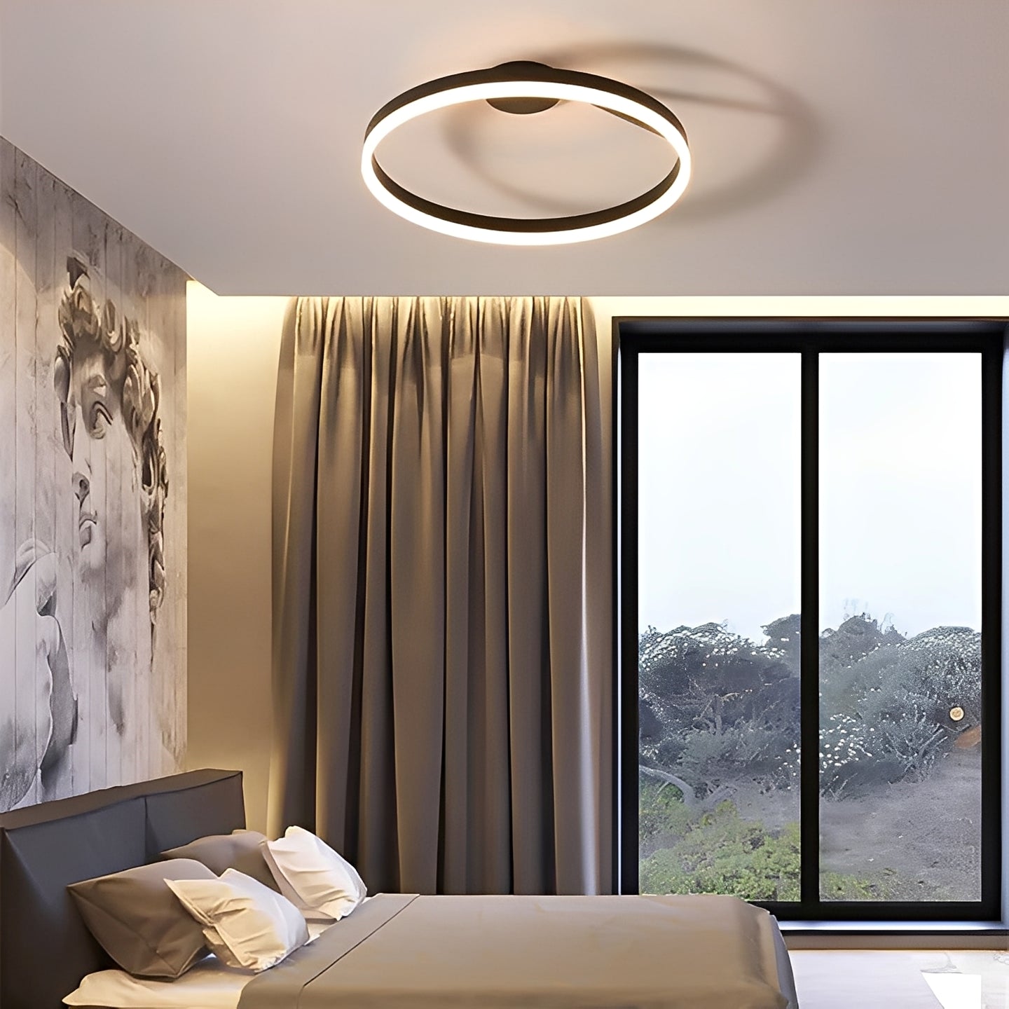 Nomi – Lampe LED Plafond Nordique