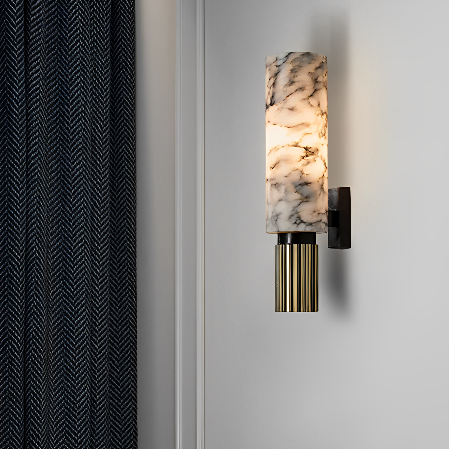 Valeria – Applique murale avec aspect marbre pour accents luxueux