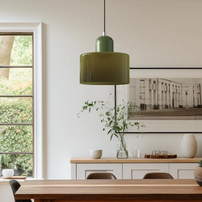 Elin – Lampe pendante en verre ronde