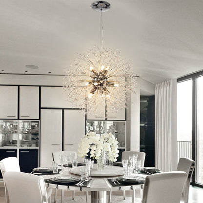 Nero – Lustre en cristal Dandelion