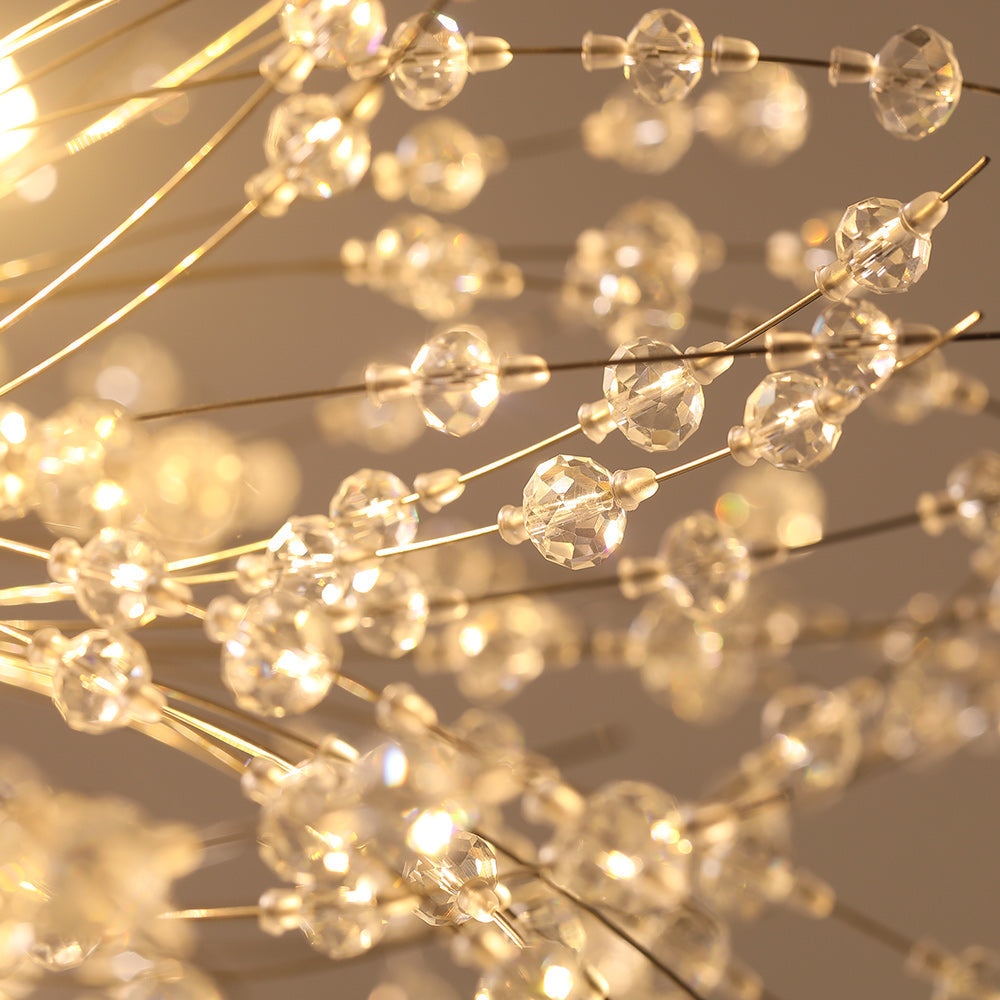 Nero – Lustre en cristal Dandelion
