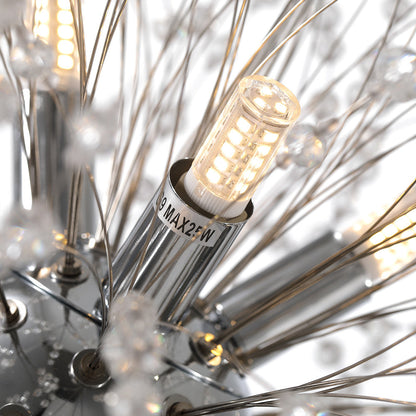 Nero – Lustre en cristal Dandelion