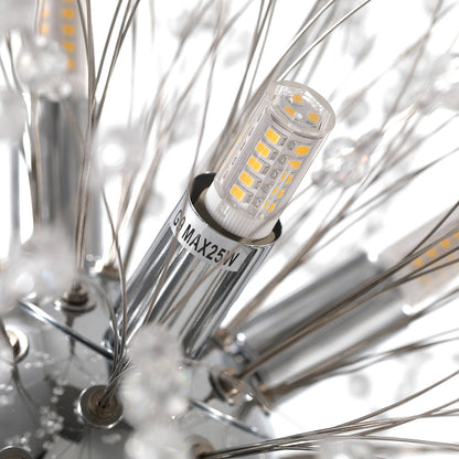 Nero – Lustre en cristal Dandelion