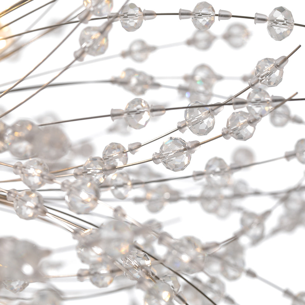 Nero – Lustre en cristal Dandelion