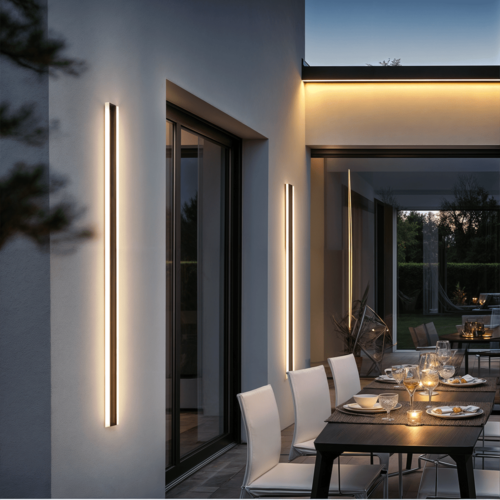 Stria – Applique murale extérieure LED minimaliste