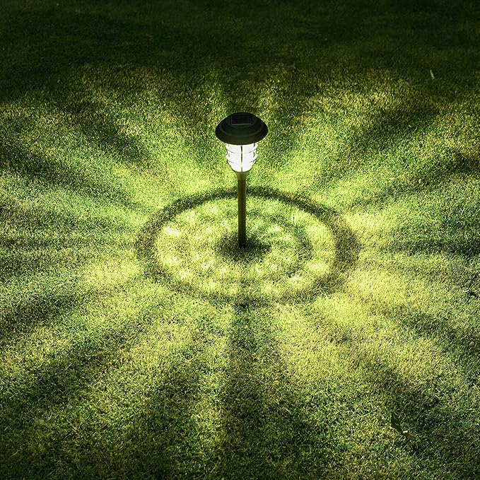 Miyu – Lampe de jardin LED solaire au design rayure