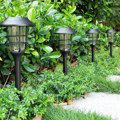 Miyu – Lampe de jardin LED solaire au design rayure