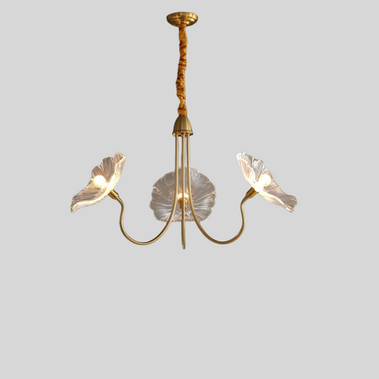 Lyra – Lustre en verre moderne à 3 flammes