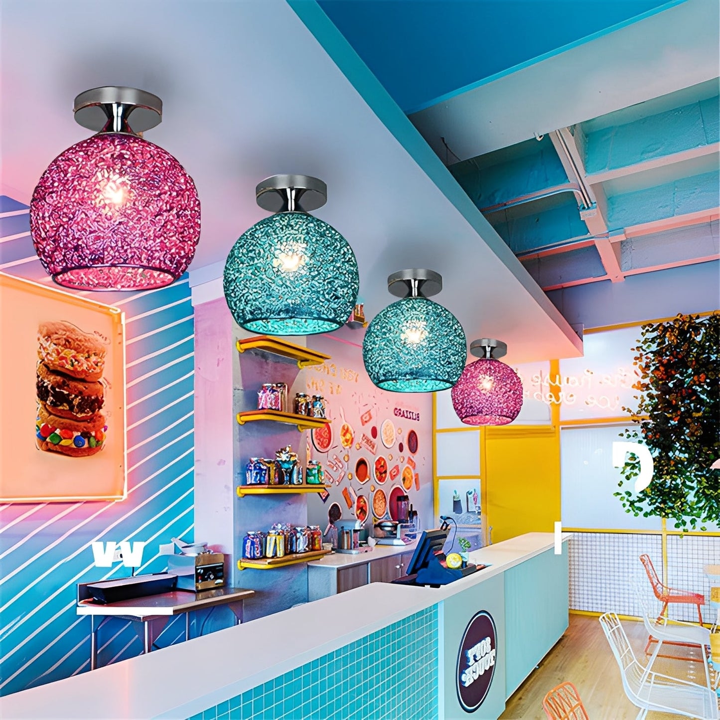 Vanya – Lampe LED Colorée Moderne