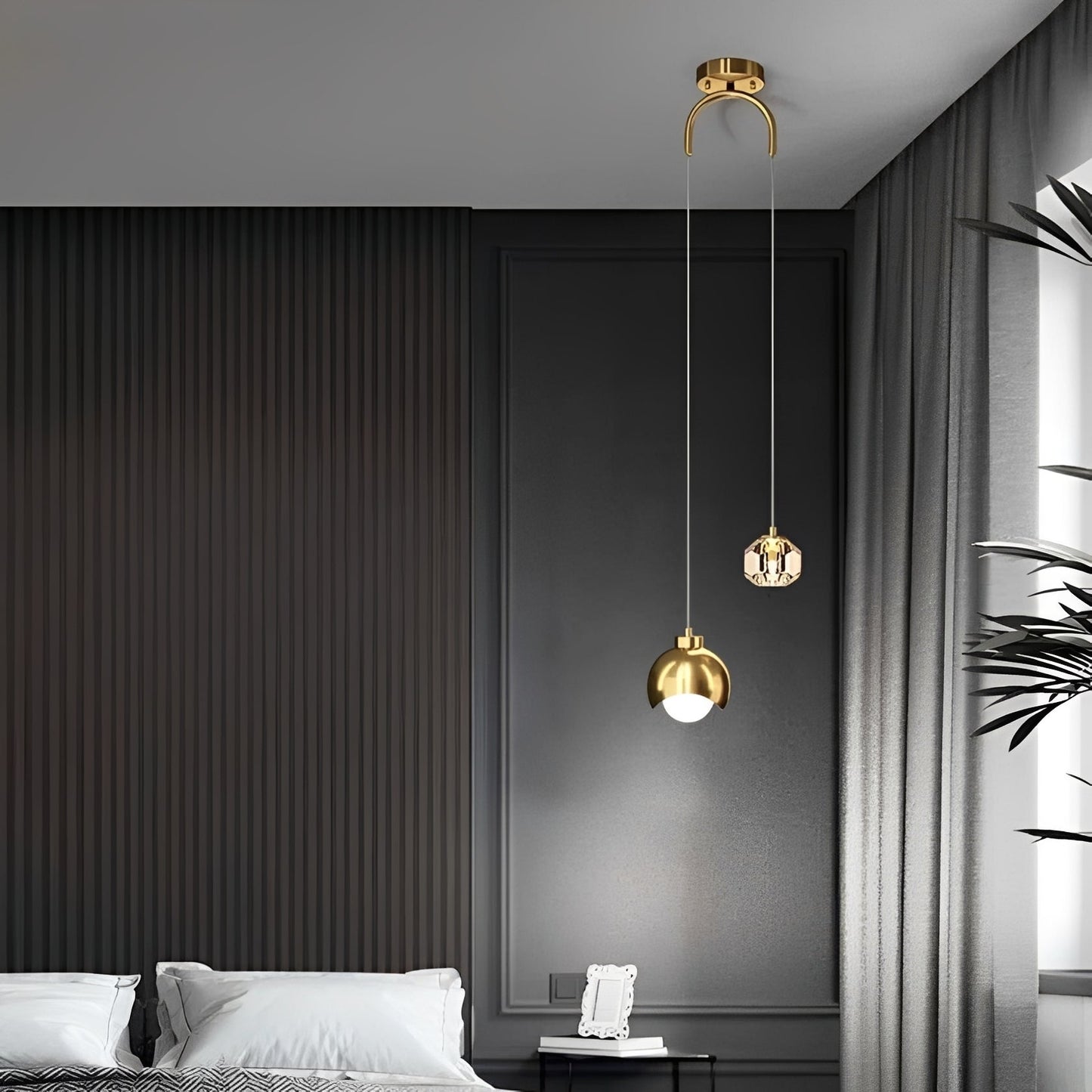 Laylah – Suspension Cristal Moderne