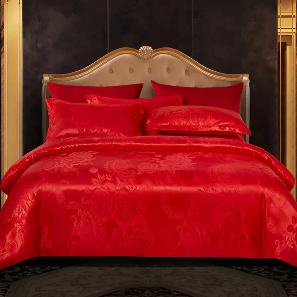 Sanya – Housse de couette en satin élégante