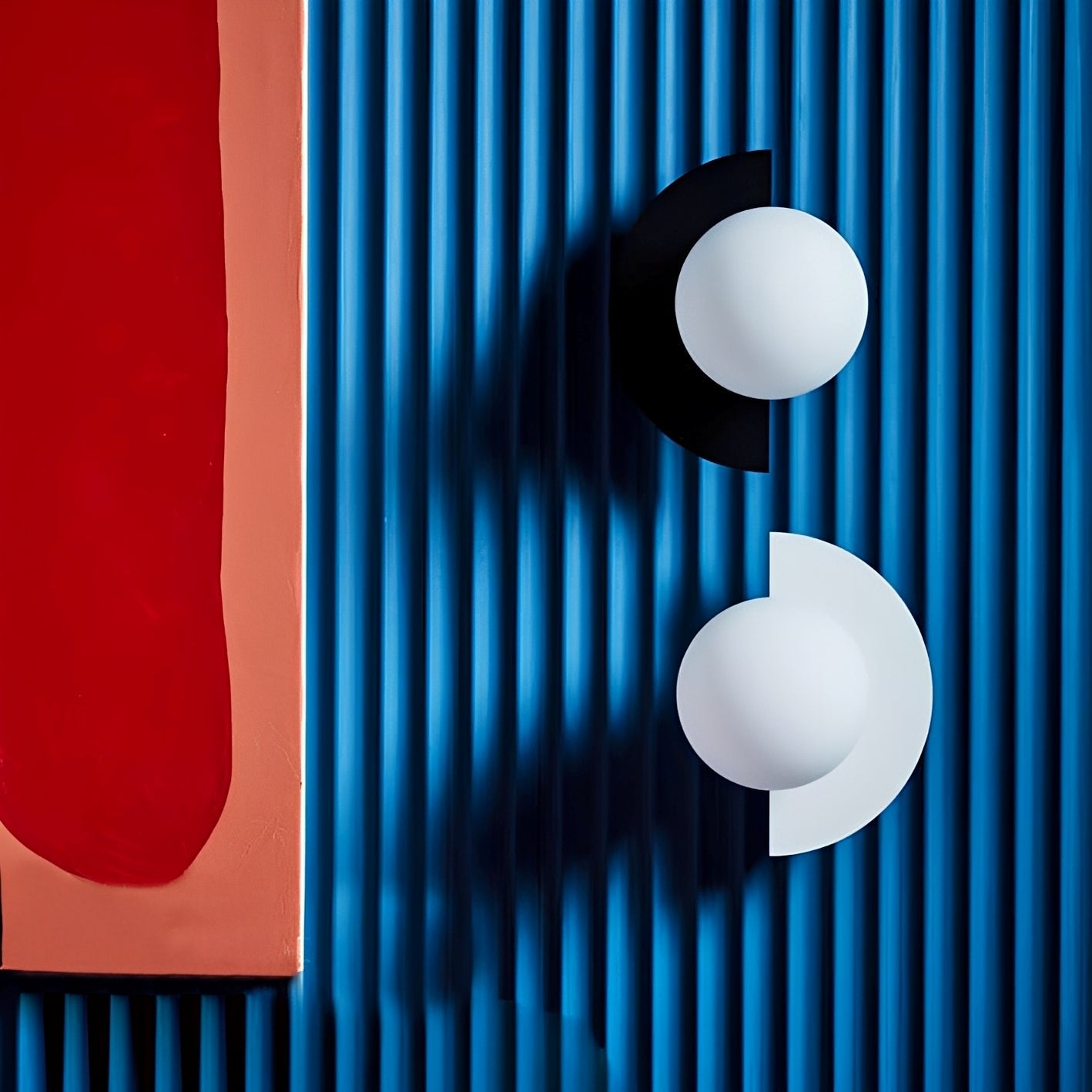 Lia – Lampe murale colorée pour murs d'accent