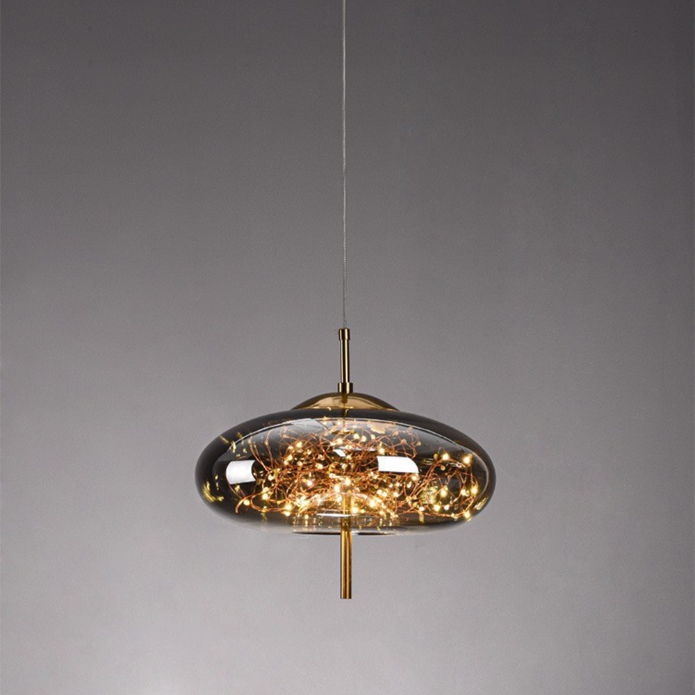 Rio – Suspension en verre moderne