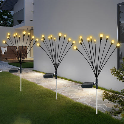 Yuna – Lampe de jardin solaire avec effet lucioles