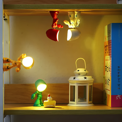 Nero – Mini LED Lampe de Chevet Robot