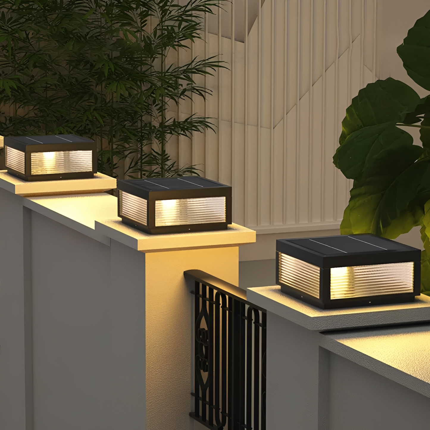 Solvian – Lampe LED solaire pour pilier et mur