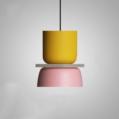 Lampe suspendue LED moderne et colorée