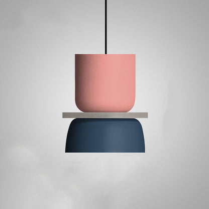 Lampe suspendue LED moderne et colorée