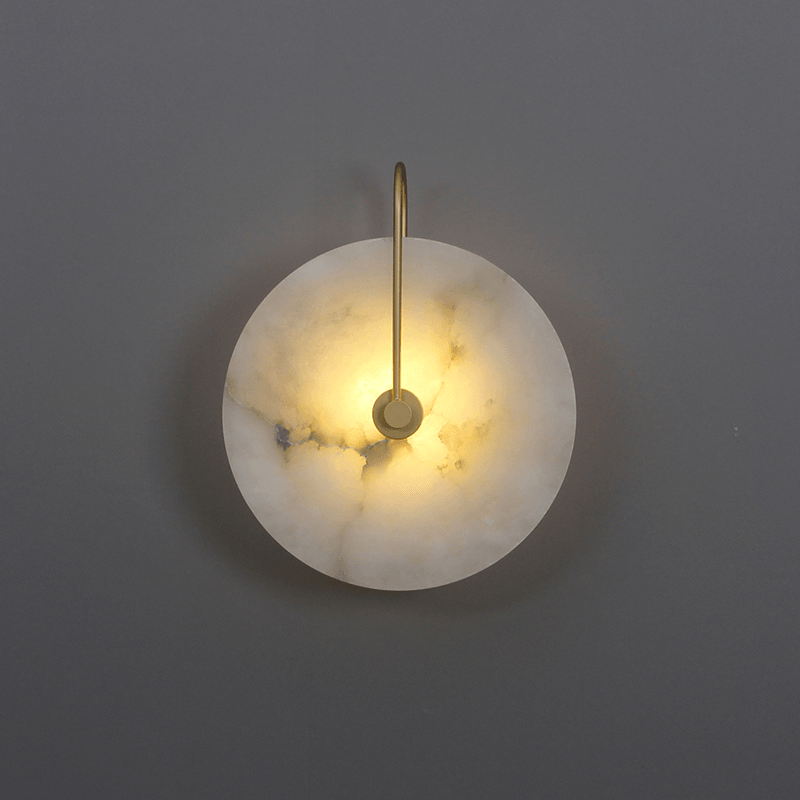 Aveline – Applique LED en pierre d'albâtre