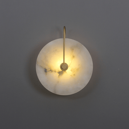 Aveline – Applique LED en pierre d'albâtre
