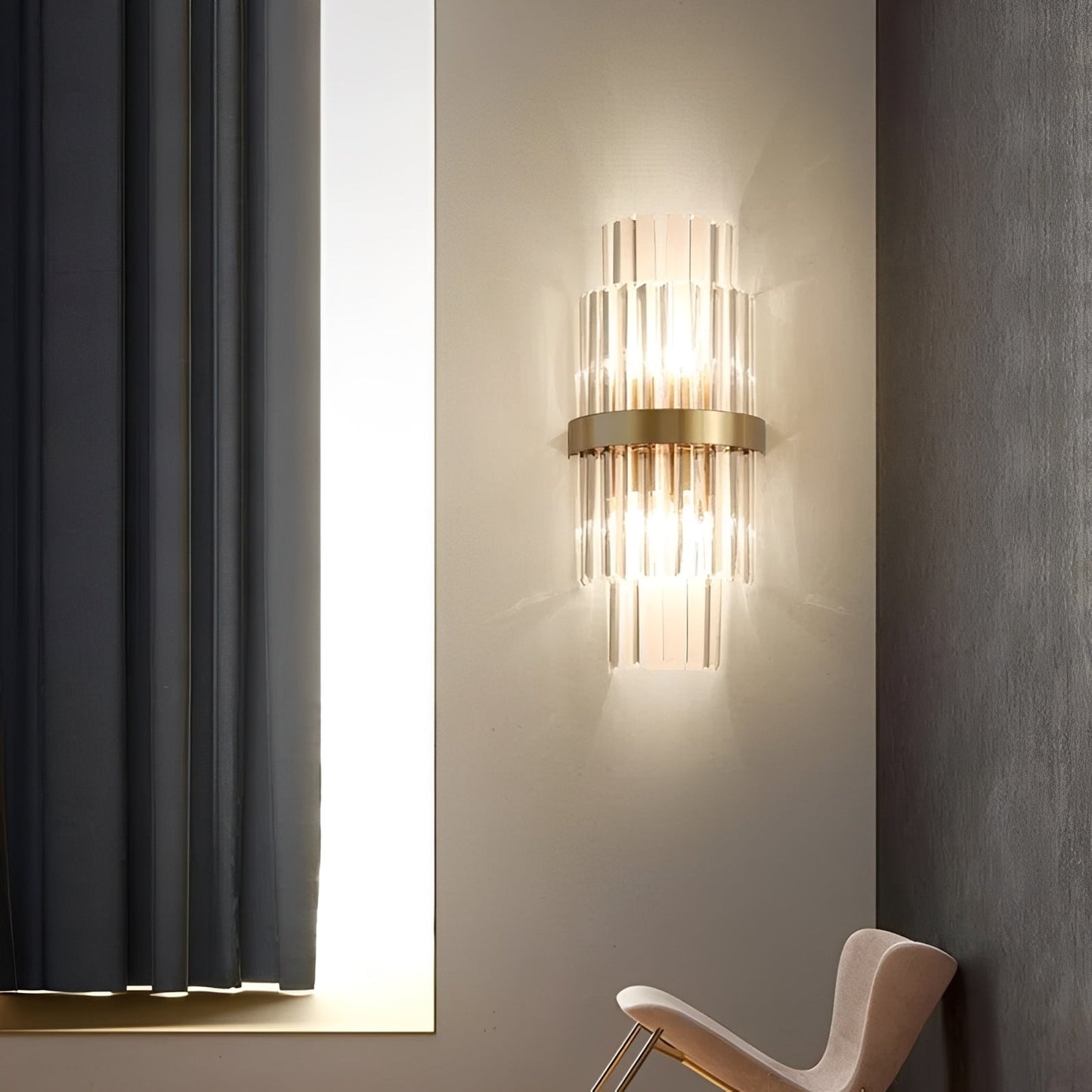 Ellen – Luxueuse Applique en Cristal