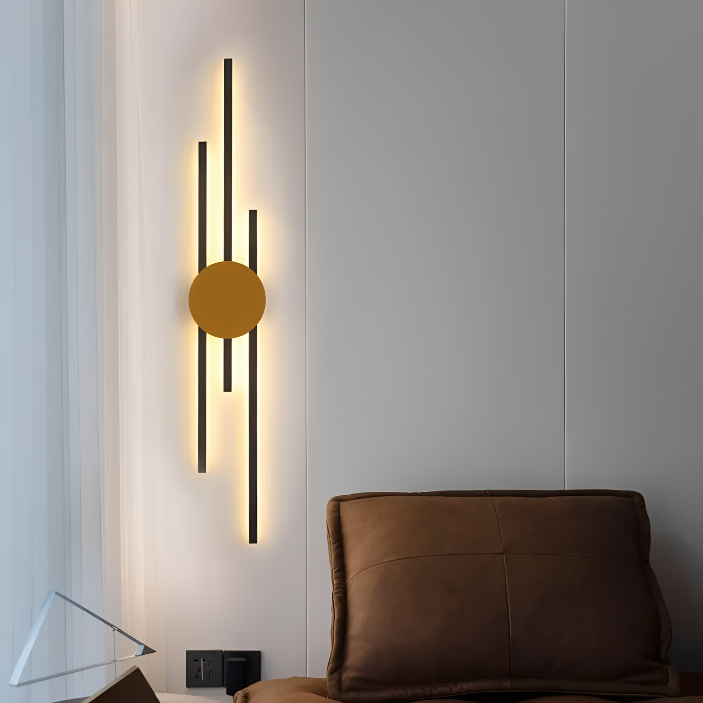 Ray – Élégante Lampe Murale en Cuivre