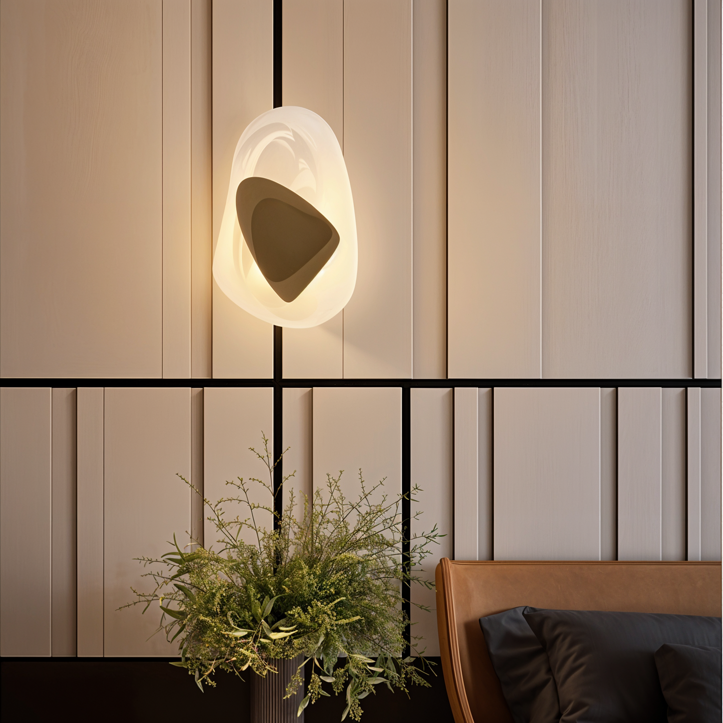 Etherea – Luxueuse Applique Murale en Cristal