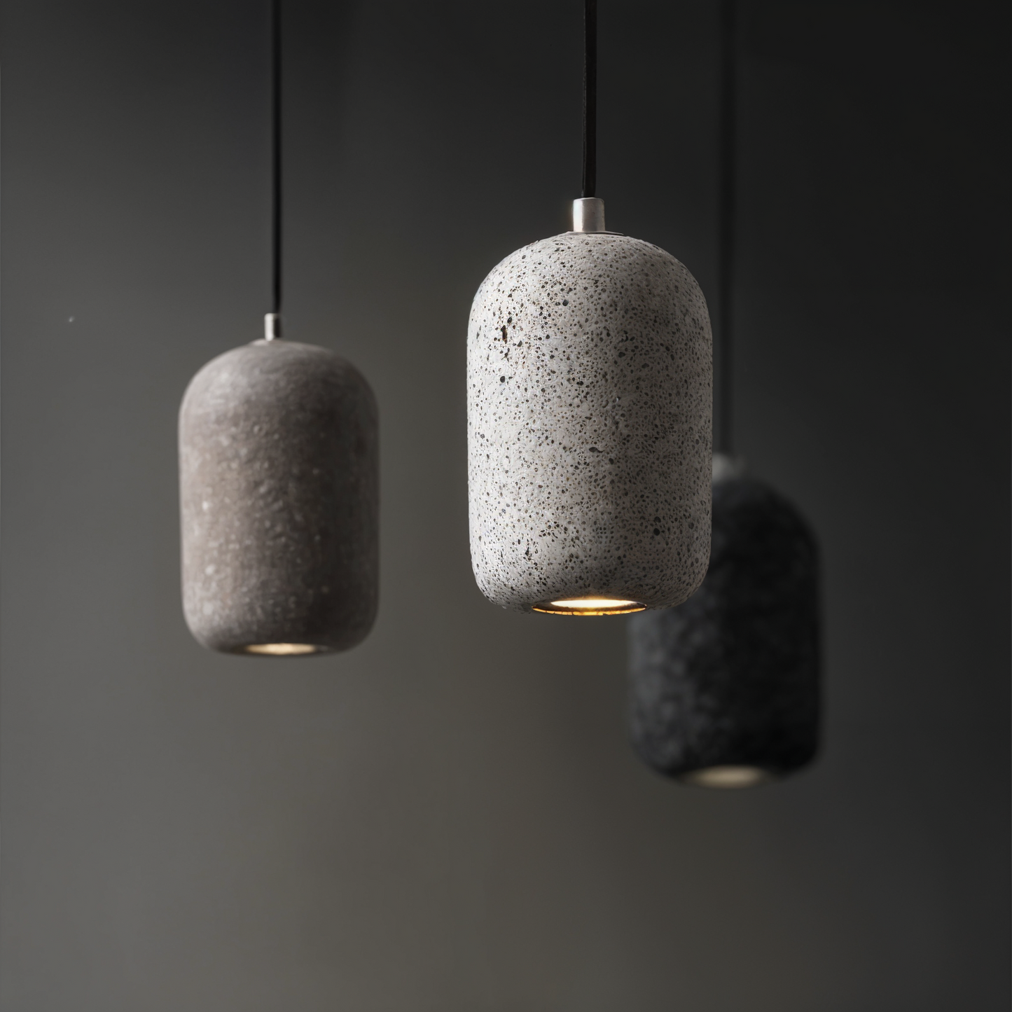 Kjell – Lampe suspendue en béton industrielle