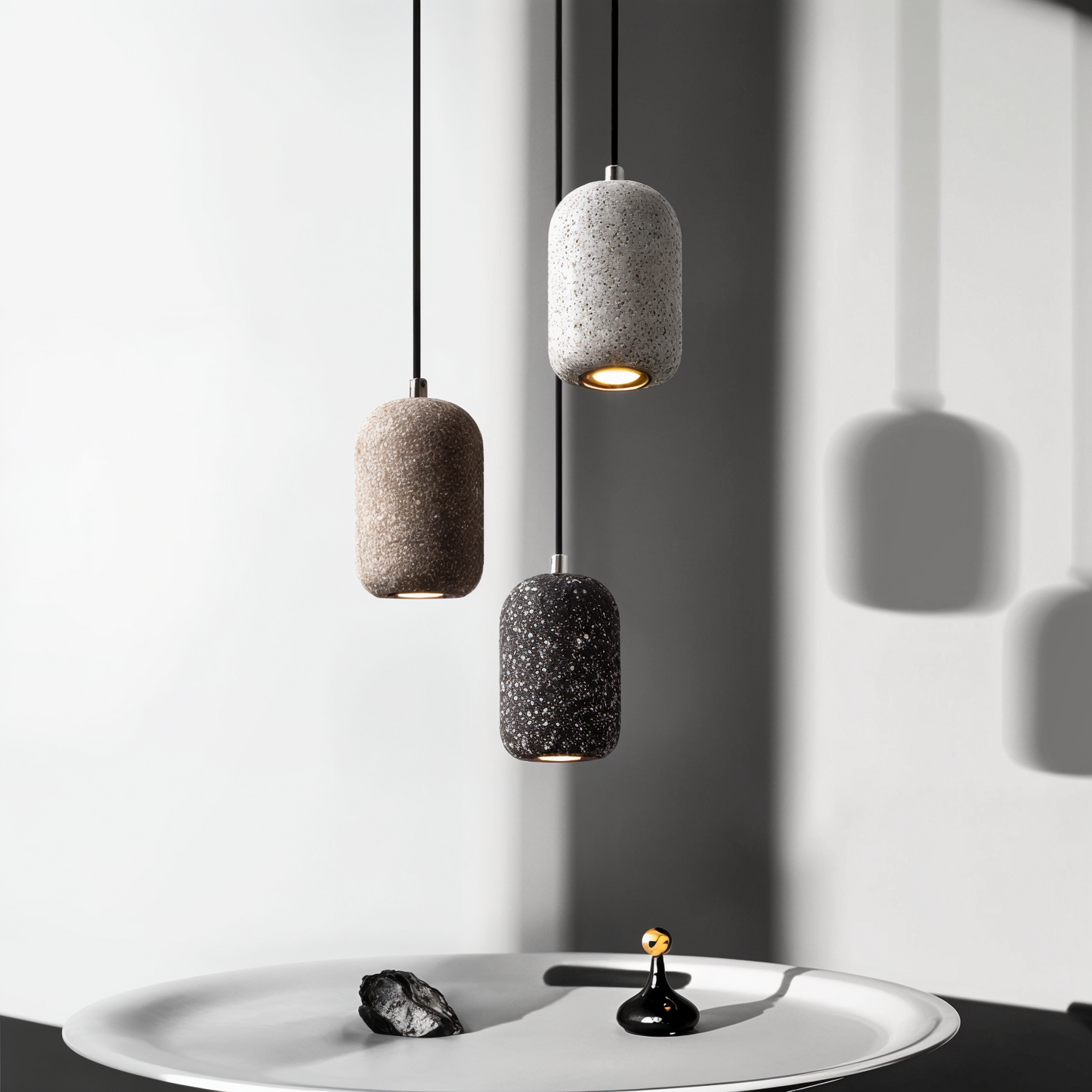 Kjell – Lampe suspendue en béton industrielle