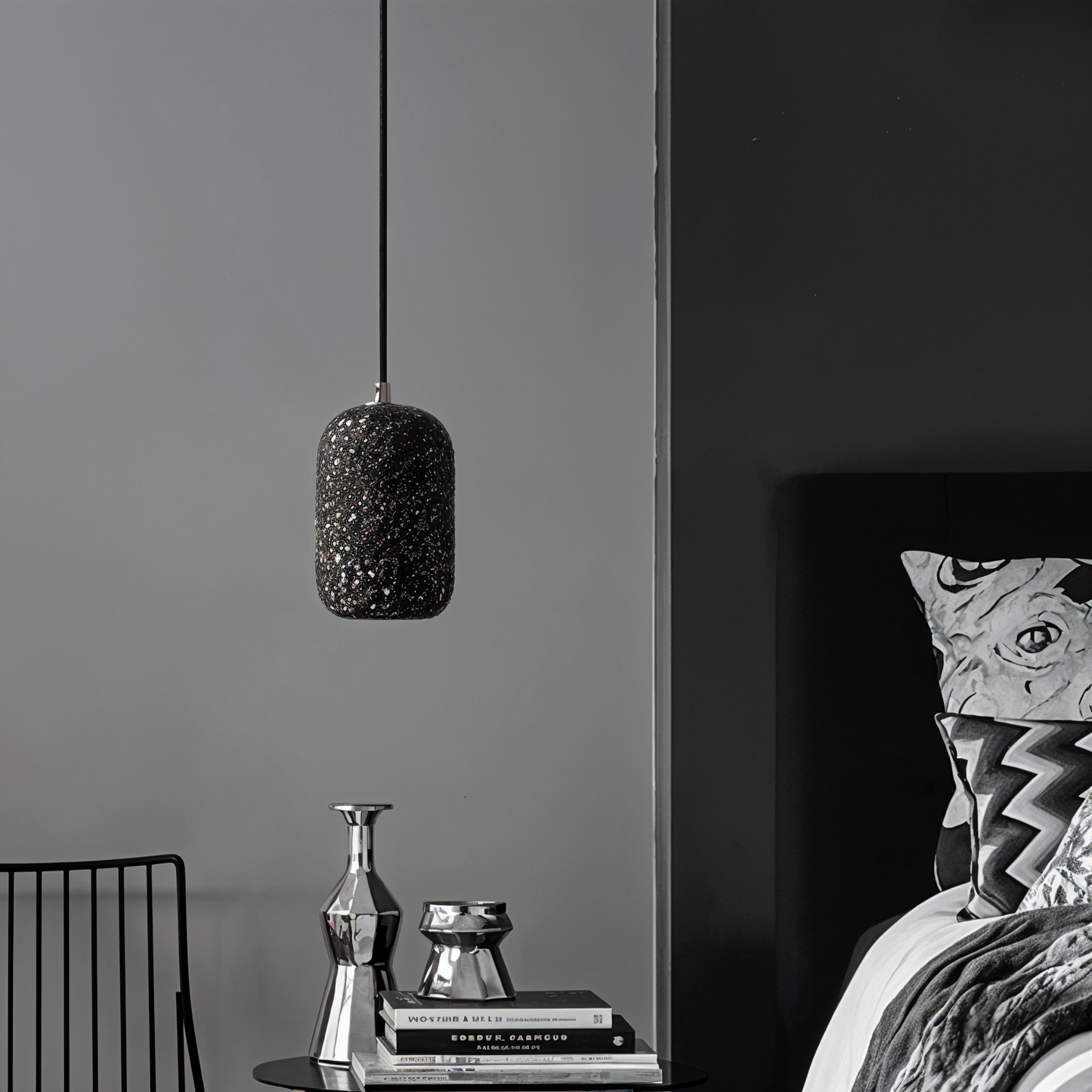 Kjell – Lampe suspendue en béton industrielle