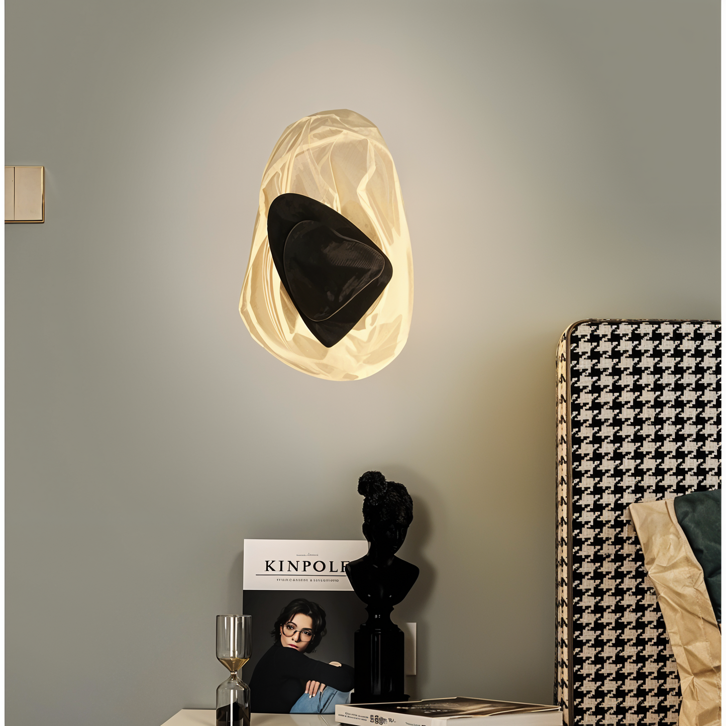Etherea – Luxueuse Applique Murale en Cristal