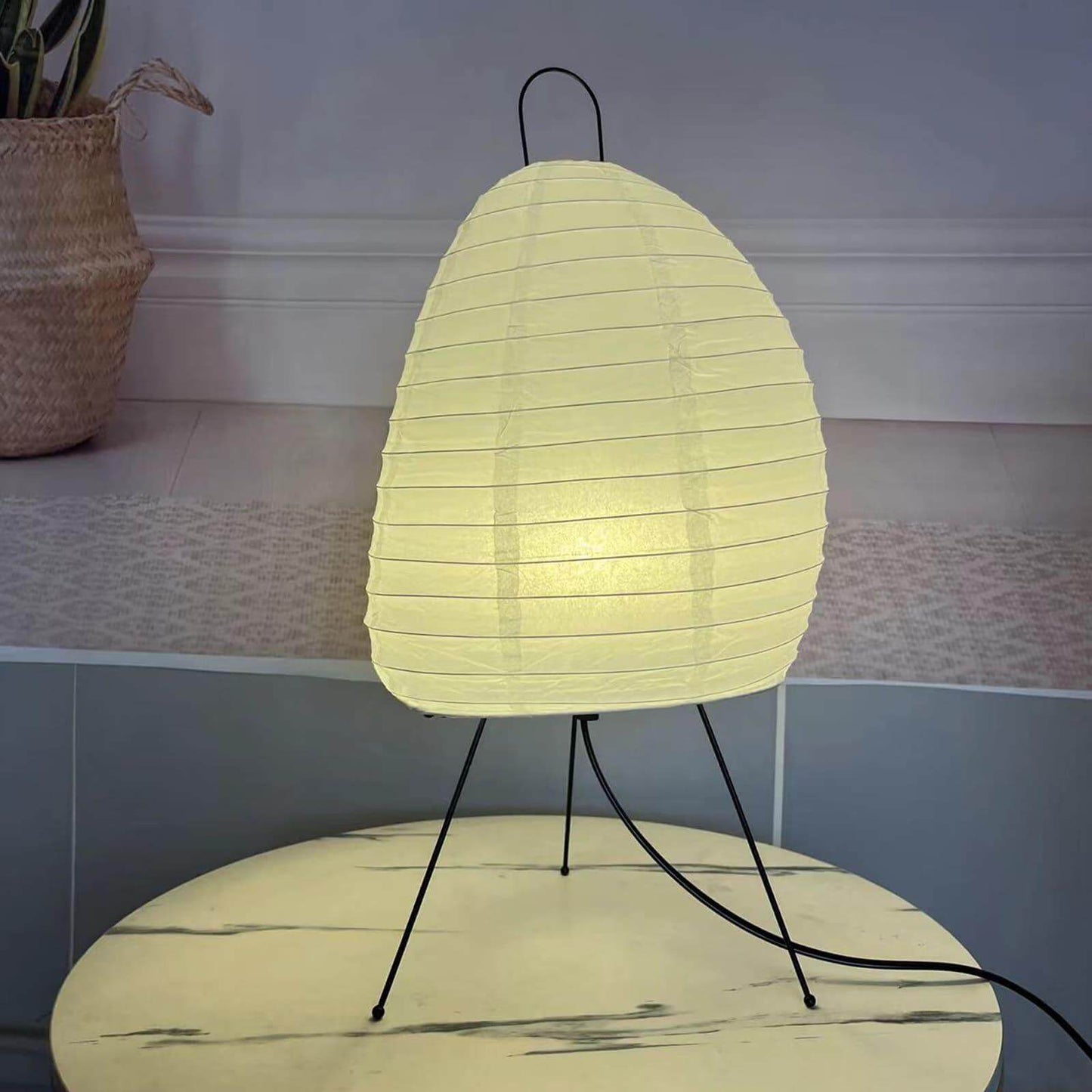 Miyu – Lampe de table en papier de riz