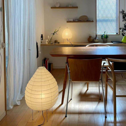 Satoshi – Lampe de table en papier de riz Wabi-Sabi